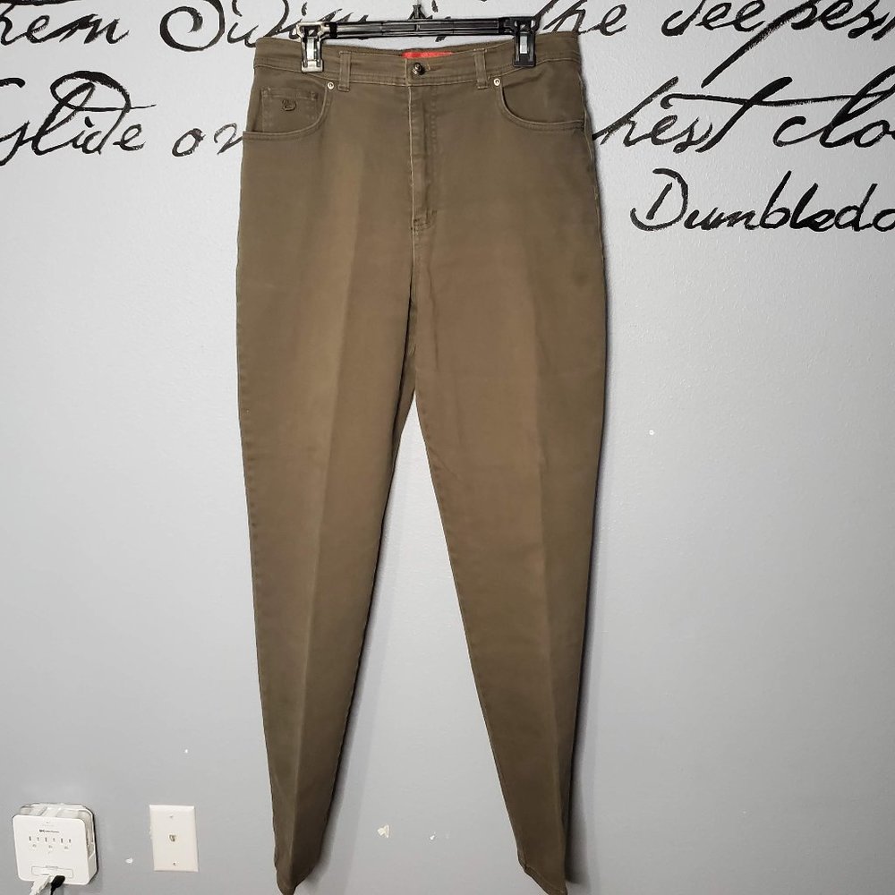 Red Label Gloria Vanderbilt Brown Y2K Jeans, 12L